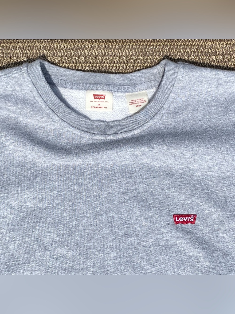 Levi’s Gray Standard Fit Crewneck Sweatshirt M